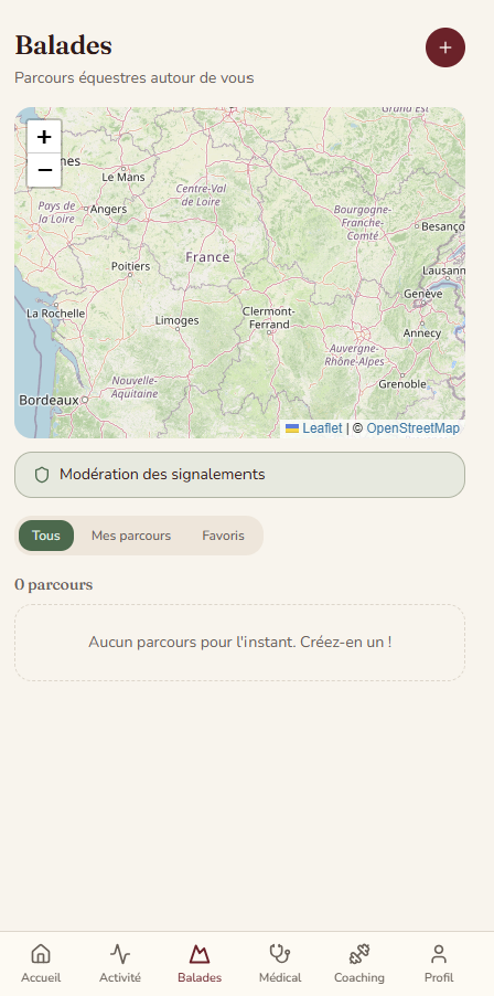 Capture d'écran Cavalcade — Balades — retrouvez des parcours équestres près de chez vous